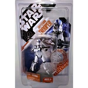 Star Wars Saga Legends 501st Legion Trooper Action Figure  30th Anniversary 2007